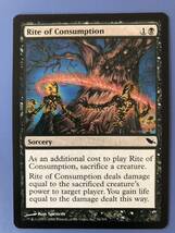 [AG-MTG] 《消耗の儀式/Rite of Consumption》[SHM] 黒C 英語版　数枚在庫あり_画像1