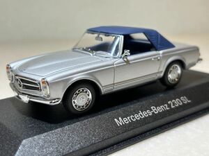 1/43 MB純正「メルセデスベンツ 230SL」シルバー　クラシックコレクション　 Edition 43 パゴダ