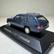 1/43「メルセデスベンツ E320 ステーションワゴン W124後期」 ノーチカルブルー　ヘルパ製 _画像2