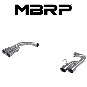 MBRP 2018-2023 フォード マスタングGT 5.0L V8 AXLE-BACK レース エキゾースト 正規品