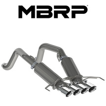MBRP 2014-2019 シボレー コルベット C7 6.2L V8 AXLE-BACK レース エキゾースト 正規品_画像1