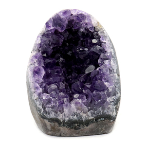 アメジスト クラスター 側面磨き AAA ドゥルーザ 紫水晶 置き物 原石 69g ウルグアイ産 天然石 1点物 2月 誕生石 天然石 amethystの画像1