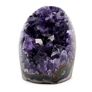 アメジスト クラスター 側面磨き AAA ドゥルーザ 紫水晶 置き物 原石 174g ウルグアイ産 天然石 1点物 2月 誕生石 天然石 amethyst