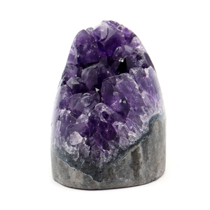 アメジスト クラスター 側面磨き AAA ドゥルーザ 紫水晶 置き物 原石 108g ウルグアイ産 天然石 1点物 2月 誕生石 天然石 amethyst