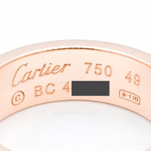 【仕上済】カルティエ ラブリング 9号 PG ダイヤ 9 49 K18PG レディース リング・指輪 CARTIER_画像4