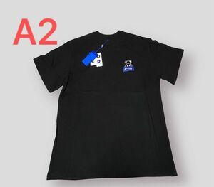 【新品】アーダーエラー ADERERROR ader Tシャツ オシャレ　ブラック　A2サイズ