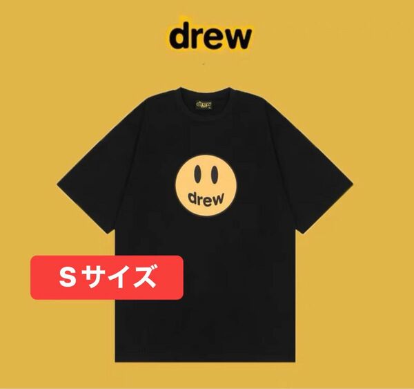 【新品】 ◆送料無料 Drew House ドリューハウス Tシャツ　Sサイズ　黒 ブラック