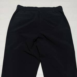 【新品・メンズM（76-84ｃｍ）】ユニクロ ＵＮＩＱＬＯ 感動イージーパンツ(コットンライク） DRY スラックス ブラック 送料370円の画像5