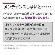 オイルフィルター ギャラン 型式EA7A/EC7A用 AY100-MT023 PITWORK 三菱 エレメント 車用品 カー用品 メンテナンス 車 オイル フィルター_画像8