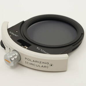 99■売り切り■美品■MINOLTAミノルタ■INTEGRAL FILTER POLARISING CIRCULAR 6807-100■42mm 円偏光 PL 組込式 ドロップイン フィルター■の画像4