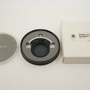 99■売り切り■美品■MINOLTAミノルタ■INTEGRAL FILTER POLARISING CIRCULAR 6807-100■42mm 円偏光 PL 組込式 ドロップイン フィルター■の画像1