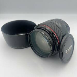 【1円〜/Canon/美品/希少】キャノン LENS EF 85mm 1:1.2 L ULTRASONIC ウルトラソニック 単焦点レンズ【フード、プロテクター付】の画像1