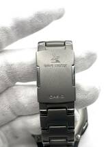 【1円〜/CASIO/美品】カシオ WAVE CEPTOR ウェーブセプター WVA-400 TJ TITANIUM チタン シルバー 電波ソーラー デジアナ メンズ腕時計_画像8