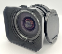 【1円〜/PENTAX中判レンズ/極美品】ペンタックス 67 1:4 45mm SMC フード付き PT645マウントあり 現役品 即使用可能_画像1