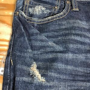 H-1291 AMERICAN EAGLE BOOTCUT アメリカン イーグル デニムパンツ W29 ブーツカット ユーズド加工 ジーンズ ジーパンの画像9