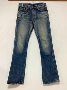 K-1234 EDWIN エドウィン 503 REBEL BootCut デニムパンツ W30 ブーツカット ユーズド加工 ジーンズ ジーパン 日本製