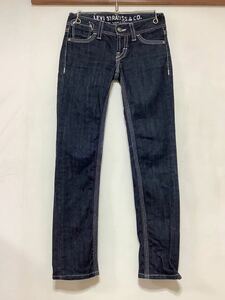 K-1229 Levi's リーバイス NL992-0005 デニムパンツ W27 レディース スリム 濃紺 ストレッチ ジーンズ ジーパン