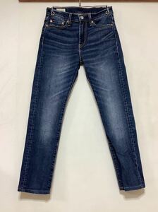 K-1231 Levi's PREMIUM リーバイス プレミアム 510 デニムパンツ ユーズド加工 スリムテーパード ビッグE ジーンズ ジーパン