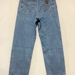 I-1217 メキシコ製 carhartt カーハート デニムパンツ 40×30 Traditional Fit Straight B480LVB ジーンズ ジーパン の画像2