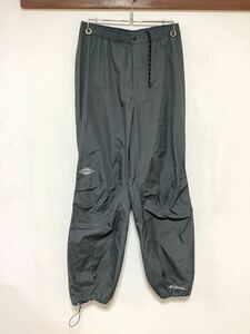 J-1269 Columbia コロンビア ナイロンパンツ レインウェア L グレー 雨具 アウトドア 