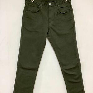 K-1262 EDWIN エドウィン EXL32 カラージーンズ W31 LONDON SLIM ダークグリーン ストレッチジーンズ 日本製 の画像1