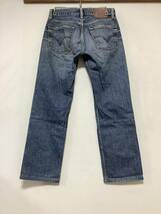 H-1292 Levi's リーバイス 502 デニムパンツ W29 ユーズド加工 ジーンズ ジーパン パープルパッケージ_画像2