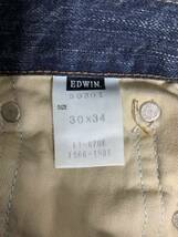 K-1234 EDWIN エドウィン 503 REBEL BootCut デニムパンツ W30 ブーツカット ユーズド加工 ジーンズ ジーパン 日本製_画像6