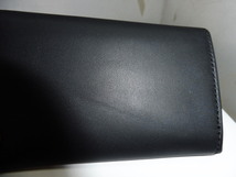 格安　新品　ミラショーン…黒皮　二つ折　名刺入れ　タグ　難_画像4