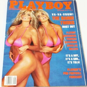 e プレイボーイ PLAYBOY  1991年9月号 雑誌  女性 海外 洋書 グラビア セクシー 女優 ブロンド 金髪 成人の画像1
