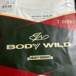 [ボディワイルド] Tシャツ 半袖 クルーネック ヘビーウエイト 超厚手 綿100% 天竺 BW5213 メンズ ホワイト L