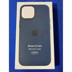 【新品未開封】純正シリコーンケース iPhone 13 mini アビスブルー