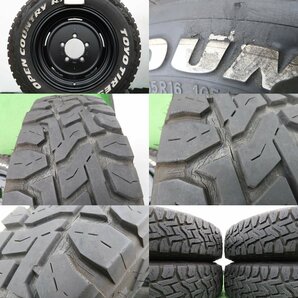 4本 CRIMSON DEAN 16インチ 5.5J +20 139.7 ラジアル TOYO オープンカントリー R/T 185/85R16 スズキ ジムニー リフトアップ タイヤおまけの画像10