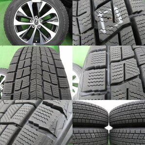 4本 レクサス RX 20系 純正 18インチ 8J +30 スタッドレス ダンロップ ウインターマックス SJ8+ 2021年 235/65R18 平面座 450h 450hL 300の画像10