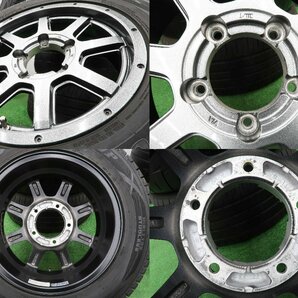 4本 社外 16インチ 5.5J +22 5H 139.7 スタッドレス ダンロップ ウインターマックス SJ8+ 2021年 175/80R16 スズキ ジムニー JB64W JB23Wの画像6