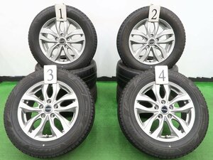 4本 社外 16インチ 6.5J +48 5H 114.3 スタッドレス ブリヂストン ブリザック VRX3 2022年 215/60R16 ヴェゼル オデッセイ RC ～20.10 CX-3