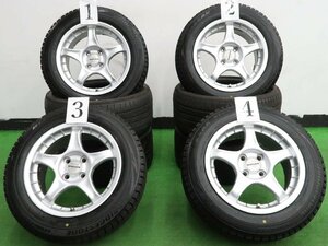 4本 RC ADVAN 15インチ 6.5J +38 100 スタッドレス ブリヂストン ブリザック VRX 175/65R15 アクア NHP系 カローラ フィールダー キューブ