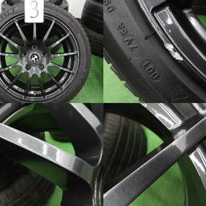 4本 AGA TAS 17インチ 7.5J +35 5H 120 スタッドレス ミシュラン X-ICE 3+ 225/45R17 BMW センターキャップ テーパー座 3シリーズ E92 E90の画像4