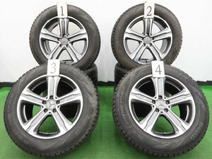 4本 メルセデス ベンツ X253 GLC 純正 18インチ 8J +38 5H 112 スタッドレス ピレリ アイスアシンメトリコ 235/60R18 A2534010700 球面座