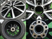 4本 VST Type ST2 17インチ ホイール 7J +39 5H 108 スタッドレス ミシュラン X-ICE 3+ 225/50R17 ボルボ V60 S60 VOLVO オニキスブラック_画像6