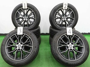 4本 MOMO MASSIMO マッシモ 17インチ 7.5J +40 5H 110 スタッドレス ブリヂストン ブリザック VRX3 2021年 215/55R17 フィアット 500X FIAT