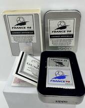 長期保管/年代物/未使用品！ZIPPO/ジッポ/フランス　98/アメリカカップ/まとめ/着火未確認/小物 ブランド喫煙グッズ /現状品/同梱不可_画像8