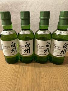 サントリー白州 小瓶 SUNTORY 180ml新品未開封4本