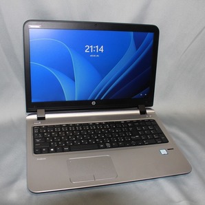 ◆無線LAN&WEBカメラ搭載◆hp/Probook 450G3◆Core i5 6200U◇メモリ8G◇15.6インチ◇SSD 256G◇Wi-Fi◇Windows11Pro◇②の画像1