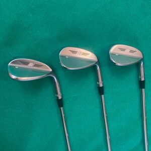 3本セット ▼タイトリスト VOKEY DESIGN ボーケイ SM9 ウエッジ 48°10F/52°12F/58°12D　BV 105