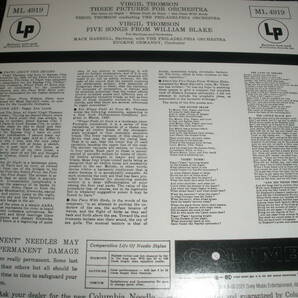オーマンディ ヴァージル・トムソン ウィリアム・ブレイク 歌 フィラデルフィア管弦楽団 リマスター オリジナル 紙ジャケ 未使用美品の画像2