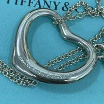 1円スタート！TIFFANY.Co ティファニー オープンハート ネックレス シルバー 925アクセサリー _画像2