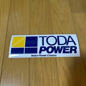 新品 TODA RACING 戸田レーシング ステッカー デカール1枚 縦75mm×横205mm ドレスアップ カスタム 