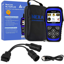 ☆送料無料☆ Nexas NL102P DPF スキャンツール 車の診断 再生成 ディーゼル 大型トラック OBD2 リセット診断スキャナー OBD_画像6