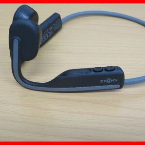 2404★SM-1229★SHOKZ ショックス OpenMove S661 骨伝導 ワイヤレスイヤフォン Bluetooth スレートグレー 中古品の画像6