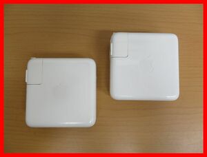 2404*M-1245* original Apple Apple USB-C AC adaptor 67W 61W A2518 A1947 2 point set secondhand goods 